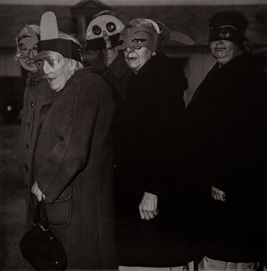 DIANE ARBUS - Untitled, 1970: Artist: Arbus, Diane Title: Untitled, 1970 Medium: Photo Litho, 1978, USA Dimensions: 6.45x6.5" Heat Wax Mounted on 11x14" Conservation Board Diane Arbus was an American photographer often regarded as