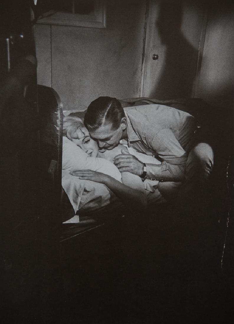 Eve Arnold - Marilyn Monroe, Clark Gable in "Misfits": Artist: Arnold, Eve Title: Marilyn Monroe, Clark Gable on Set of "Misfits" Medium: Photo Litho, 1999, Hong Kong Dimensions: 6.1x8.35" Heat Wax Mounted on 11x14" Conservation Board Eve Arnold (1912-201