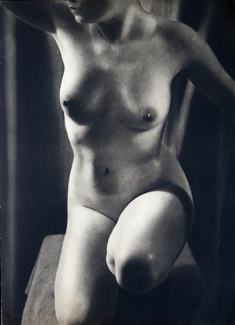 BRASSAI - Vintage Nude Print: Artist: Brassai Title: Vintage Nude Print Date Printed: 1948 Medium: Heliogravure Printer Location: Théo Brugière - Paris Size: 24.5 x 34 cm - 9.5 x 13.5 Inches Brassai was a Hungarian-French photog