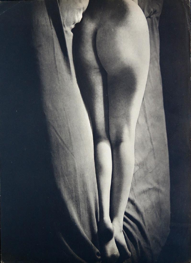 BRASSAI - Vintage Nude Print: Artist: Brassai Title: Vintage Nude Print Date Printed: 1948 Medium: Heliogravure Printer Location: Théo Brugière - Paris Size: 24.5 x 34 cm - 9.5 x 13.5 Inches Brassai was a Hungarian-French photog
