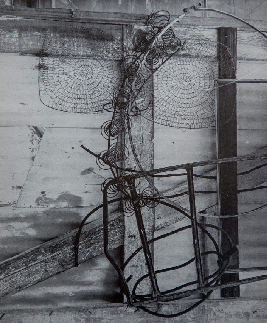 IMOGEN CUNNINGHAM - Crab Nets, 1963: Artist: Cunningham, Imogen Title: Crab Nets, 1963 Medium: Duotone Photo Litho, 1970, England Dimensions: 7.5x8.85" Heat Wax Mounted on 12x16" Conservation Board Imogen Cunningham (1883-1976) was an Am