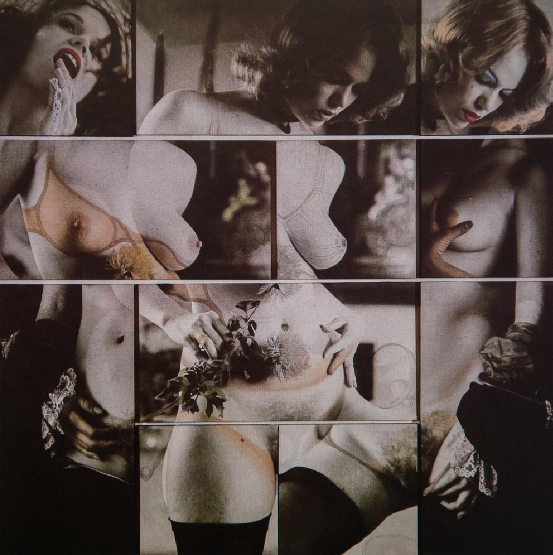 ROBERT HEINECKEN - Cliche Vary/Autoeroticism, 1974: Artist: Heinecken, Robert Title: Cliche Vary/Autoeroticism, 1974 Medium: Photo Litho, 1978, USA Dimensions: 6.5x6.5" Heat Wax Mounted on 11x14" Conservation Board Robert Heinecken (1931 - 2006) was an