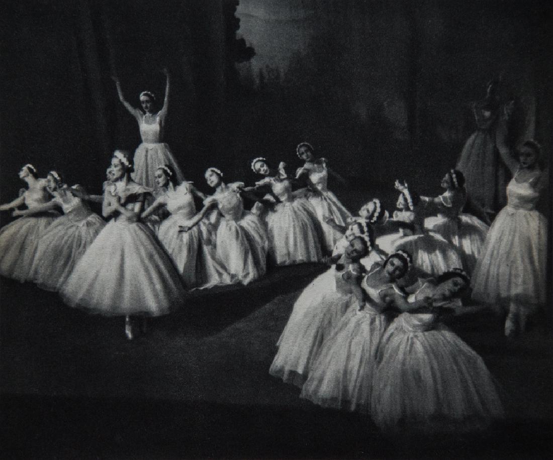LEO PAVELLE - The Ballet: Artist: Pavelle, Leo Title: The Ballet Medium: Sheet Fed Gravure, 1936, USA Dimensions: 8.35x7" Heat Wax Mounted on 11x14" Conservation Board Please note that this lot has a confidential reserve. When