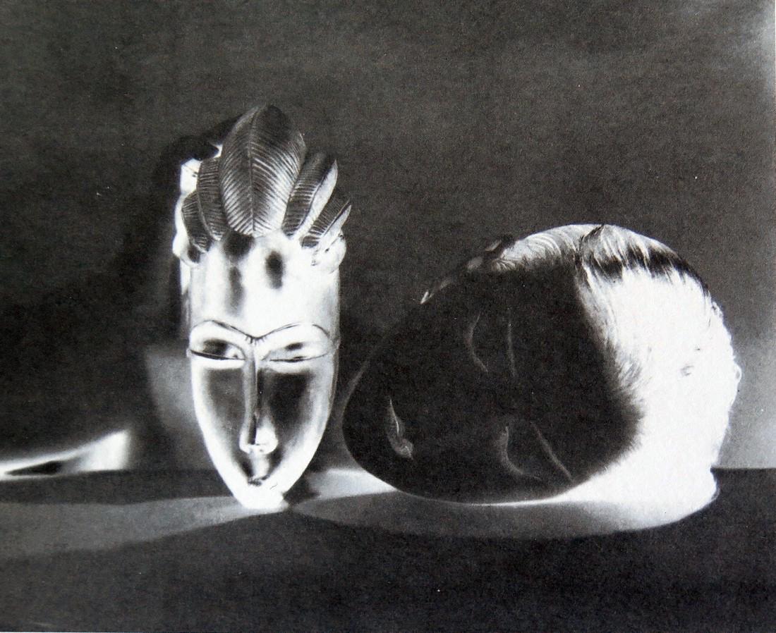 MAN RAY - Nore et blanche: Artist: Man Ray Title: Nore et blanche Date Printed: 1984 Medium: Duotone Photoengraving on uncoated Paper Printer Location: Printed in France Size: 20 x 25 cm - 8 x 10 inches Man Ray, original name E