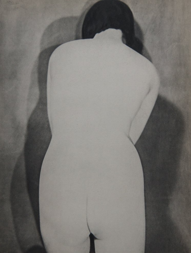 MAN RAY - Nude: Artist: Ray, Man Title: Nude Medium: Sheet Fed Gravure, 1934, France Dimensions: 8.5x11.1 Heat Wax Mounted on 14x18" Conservation Board Man Ray, original name Emmanuel Radnitzky, was born on August 27