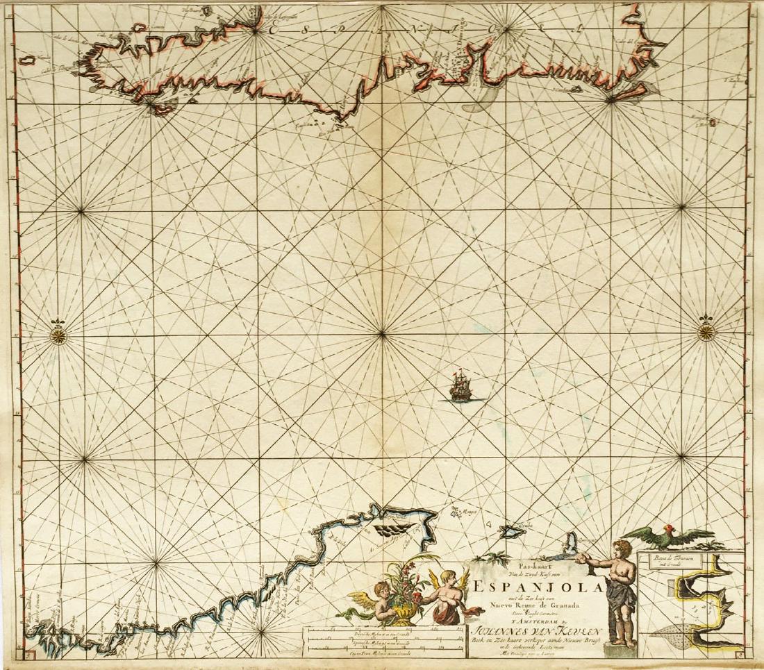 van Keulen: Southern Hispaniola/Northern South America (1 of 1)