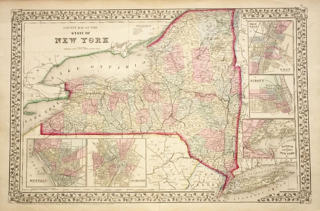 Mitchell: New York State with City Insets (1 of 1)
