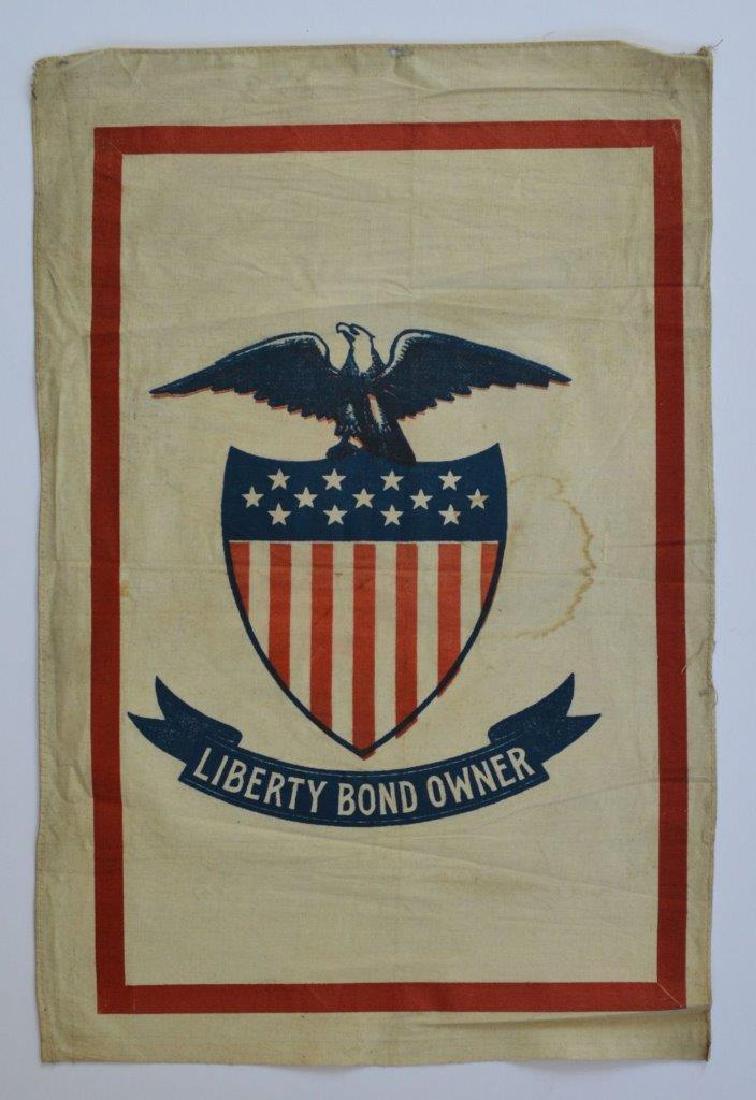 Wwii Home Front Liberty Bond Owner Patriotic Cloth (1 of 2)