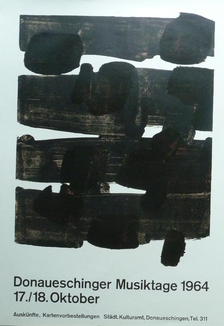 Pierre SOULAGES - Lithograph n ° 12, Original (1 of 6)