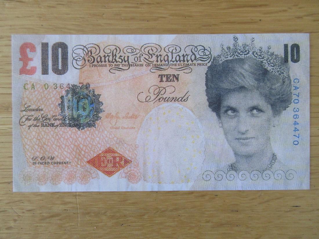 Banksy Difaced Tenner (1 of 4)