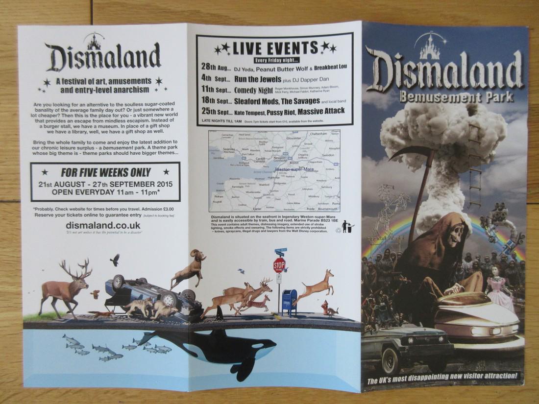 Banksy Dismaland Map & Difaced Tenner. (1 of 4)