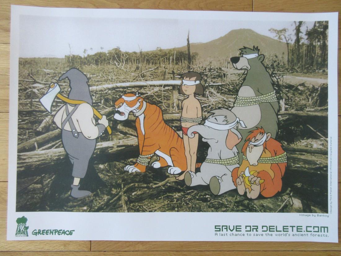 Banksy Save or Delete Poster. (1 of 4)