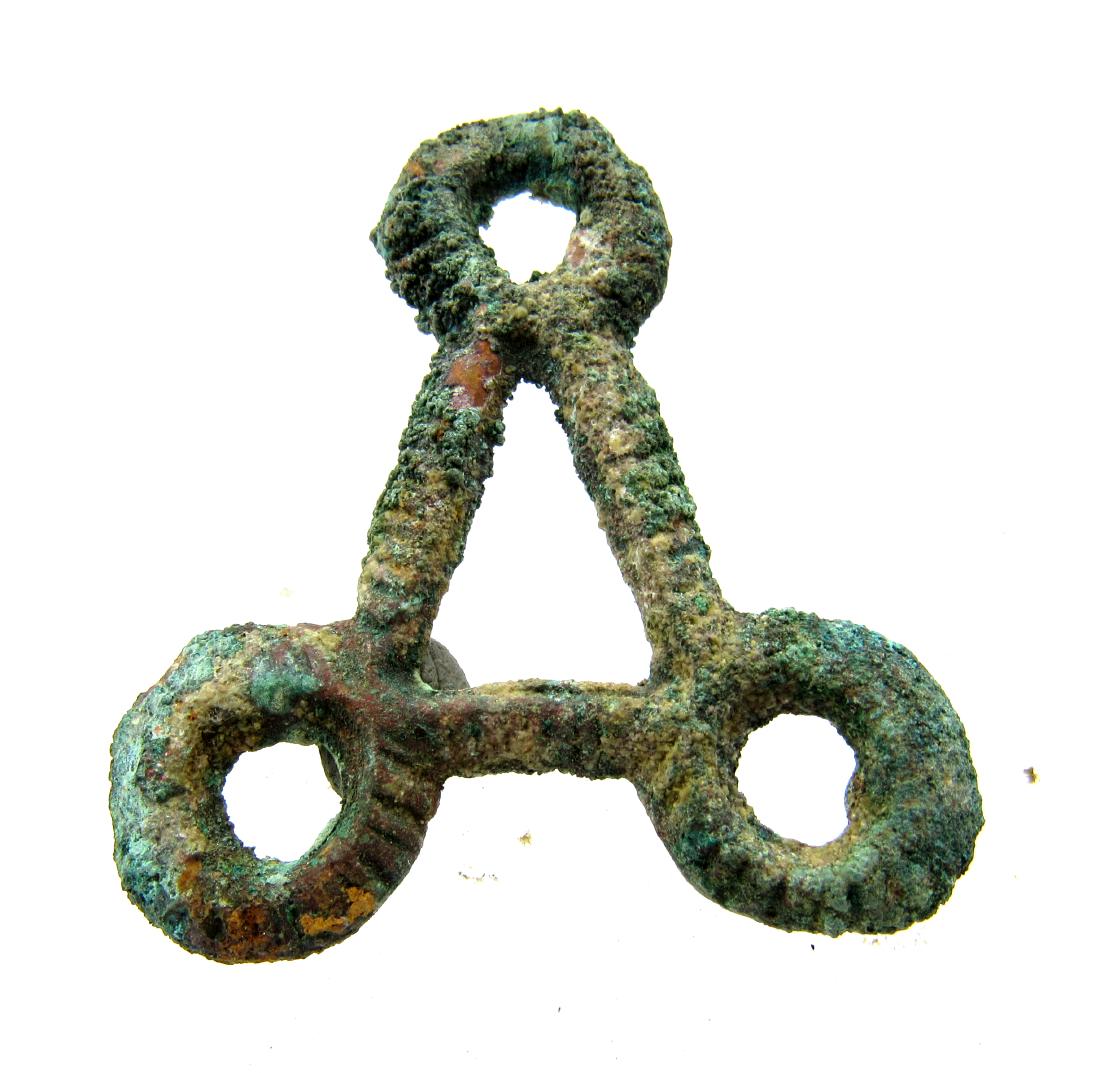 Medieval Viking Era Bronze Open-Work Amulet (1 of 3)