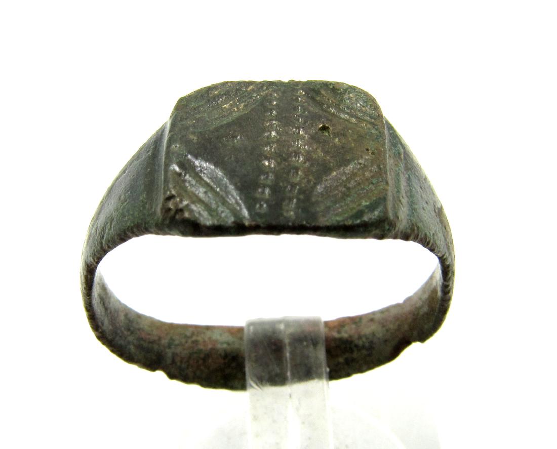 Medieval Viking Era Bronze Dragon Eye Ring (1 of 3)