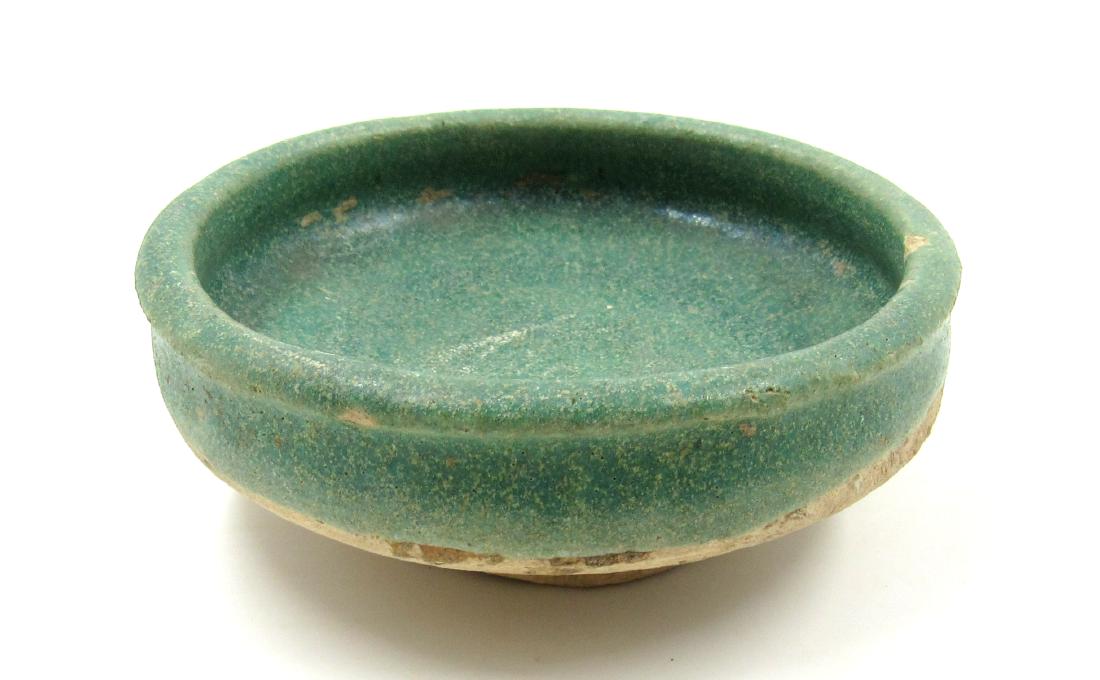 Ancient Chinese Ming Dynasty Glazed Plate: Item: Ancient Chinese Ming Dynasty Glazed Plate Date: Circa 1368–1644ad Material: terracotta Dimensions: 66x25mm; 48grams Lovely Ancient Chinese Ming Dynasty Glazed Plate. The item comes with a Life