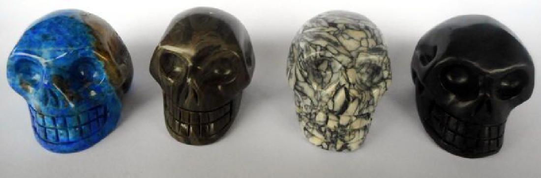 Handmade Skulls carved from semi precious stones (1 of 3)