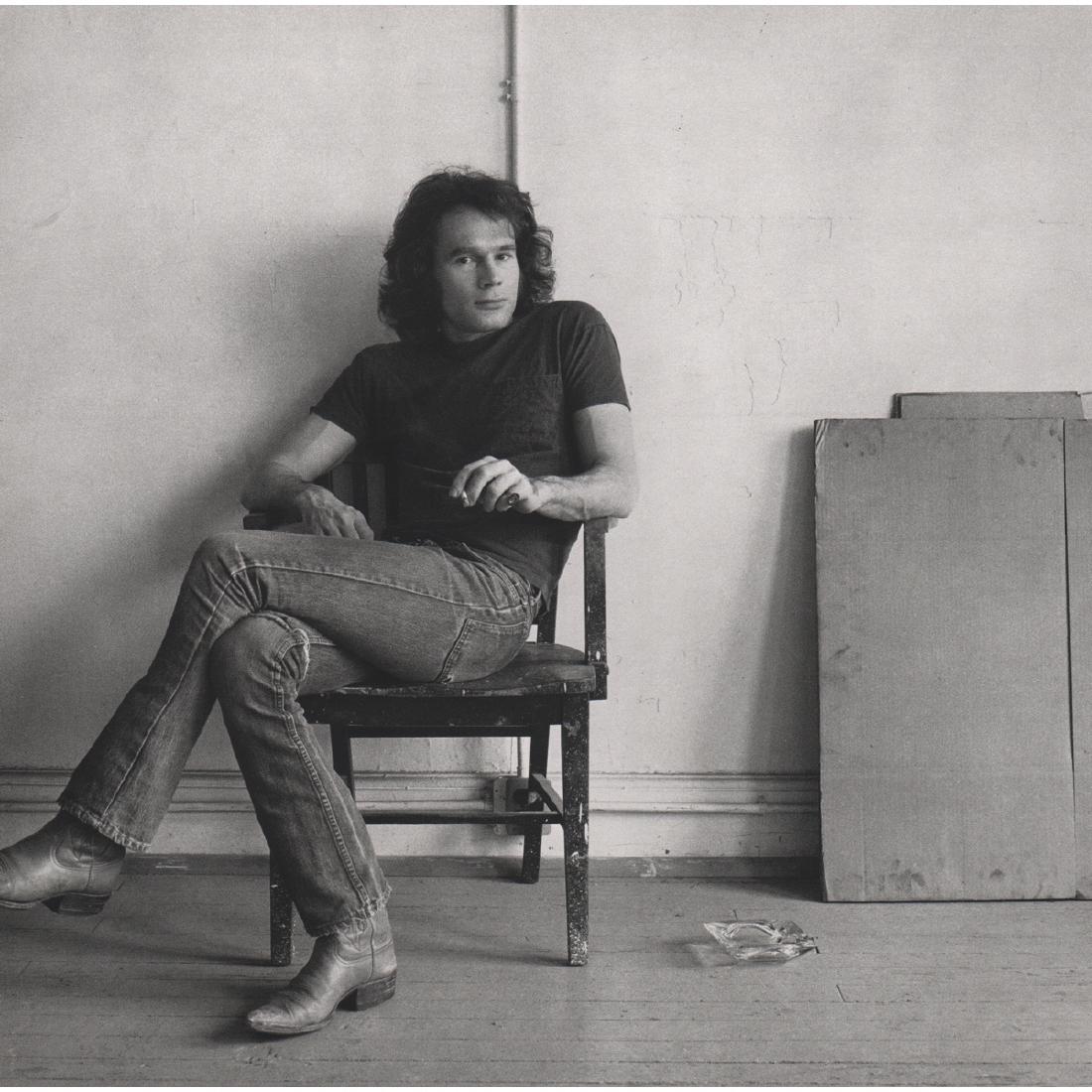 ROBERT MAPPLETHORPE - Brice Marden: Artist: ROBERT MAPPLETHORPE Print Title: Brice Marden, 1976 Medium: Sheet-fed Gravure Printing Date: 1980's Printed in Japan Image size approx: 10 X 10 inches Robert Mapplethorpe (1946-1989) was an Am