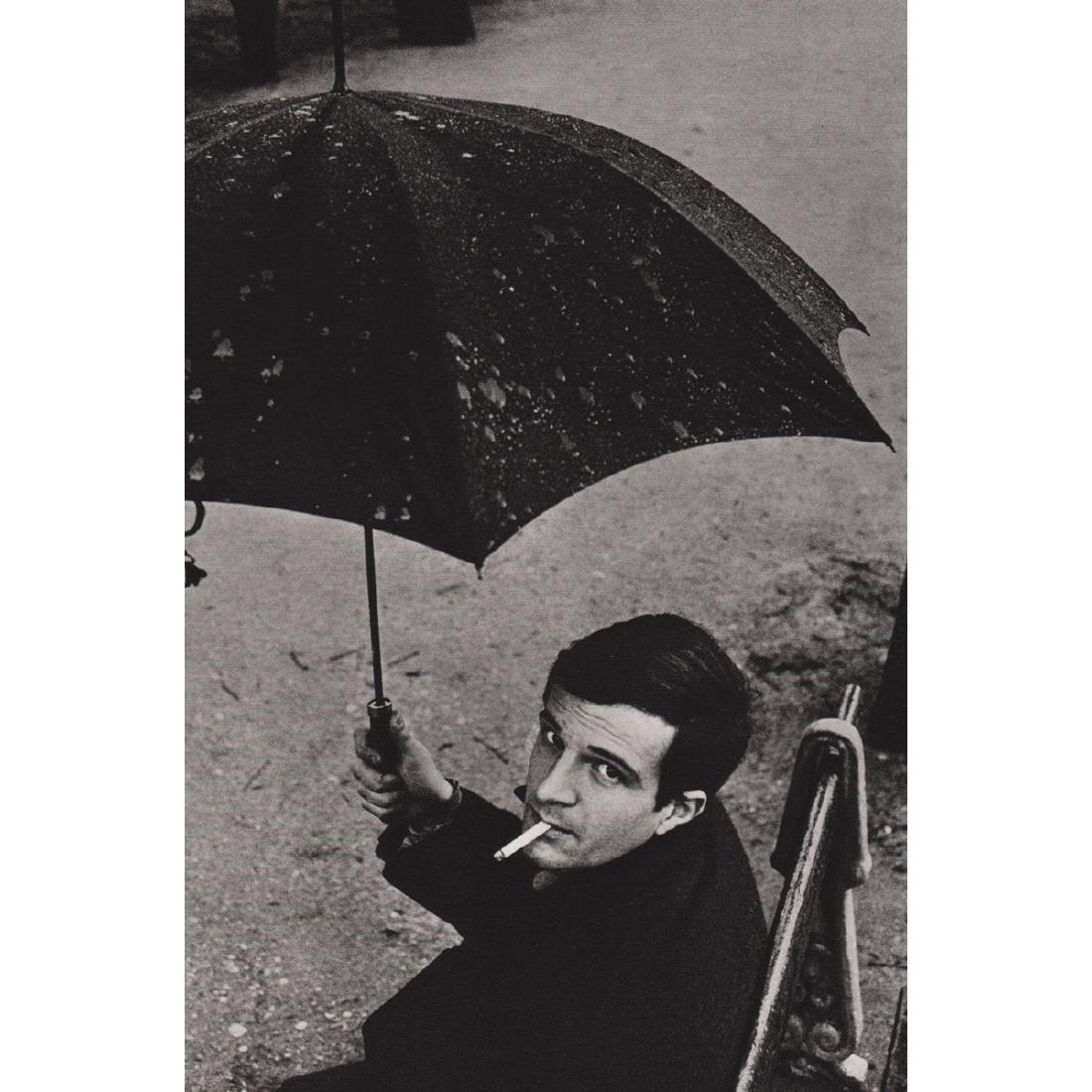 JEANLOUP SIEFF - Francois Truffaut, Paris, 1959: Artist: JEANLOUP SIEFF Print Title: Francois Truffaut, Paris, 1959 Medium: Sheet-Fed Gravure Printing Date: 1980's Printed in France Image Size: 5.75 x 8.75 inches Jeanloup Sieff (1933-2000) was a Fre