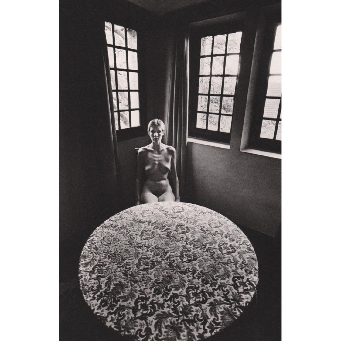 JEANLOUP SIEFF - Nude in an Empty Room, Paris, 1976: Artist: JEANLOUP SIEFF Print Title: Nude in an Empty Room, Paris, 1976 Medium: Sheet-Fed Gravure Printing Date: 1980's Printed in France Image Size: 5.75 x 8.75 inches Jeanloup Sieff (1933-2000) was a