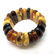 Exclusive antique Baltic amber cut bracelet 105 gr - 4