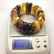 Exclusive antique Baltic amber cut bracelet 105 gr - 9