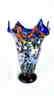 MURANO GLASS VASE FANTASY BLUE