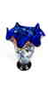 MURANO GLASS VASE FANTASY BLUE - 3
