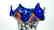 MURANO GLASS VASE FANTASY BLUE - 5