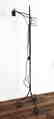 1910 Art Deco Wrought Iron Floor Lamp