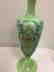 French Green On White Overlay Glass Vase, ca1880 - 10