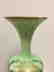 French Green On White Overlay Glass Vase, ca1880 - 4