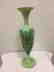 French Green On White Overlay Glass Vase, ca1880 - 8