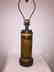 French Cylindrical Form Tole Lamp, Early 20th Century