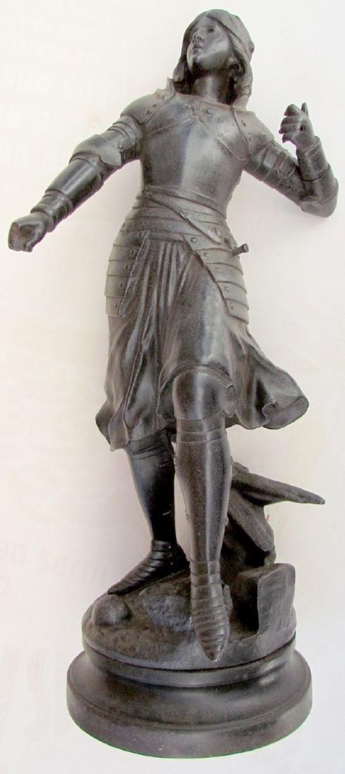 RUSSIAN KASTLI MANUFACTURE ANTIQUE 1903 RARE STATUE of (1 of 9)