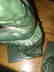 Pompeain bronze company thinker book statues - 3