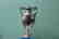 Italian Silver Engraved Flower Vase, 1950s