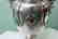 Italian Silver Engraved Flower Vase, 1950s - 4
