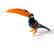 Figurine of toucan the bird hand blown glass 16x8 cm - 5
