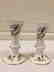 English Porcelain Candlesticks, Aynsley, 20th Cent.