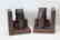 Handcarved Owl Bookends Black Forrest - 4