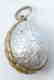 RUSSIAN SILVER ENAMEL ANTIQUE EGG SHAPE PENDANT w/ STAR - 4