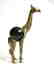 Vintage statue bronze Giraffe Serpentine shpere ø60mm - 4