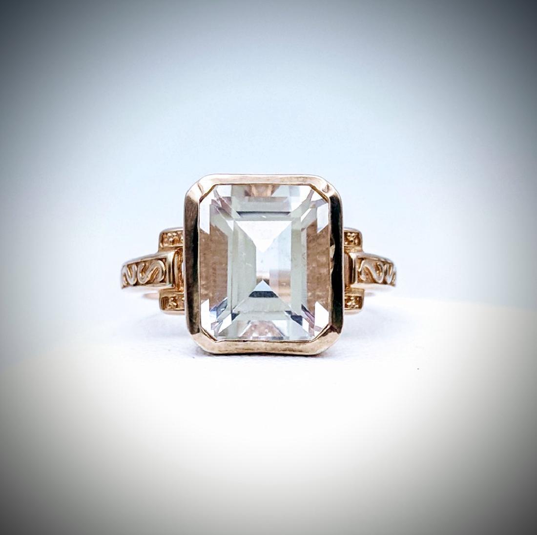 goshenite ring