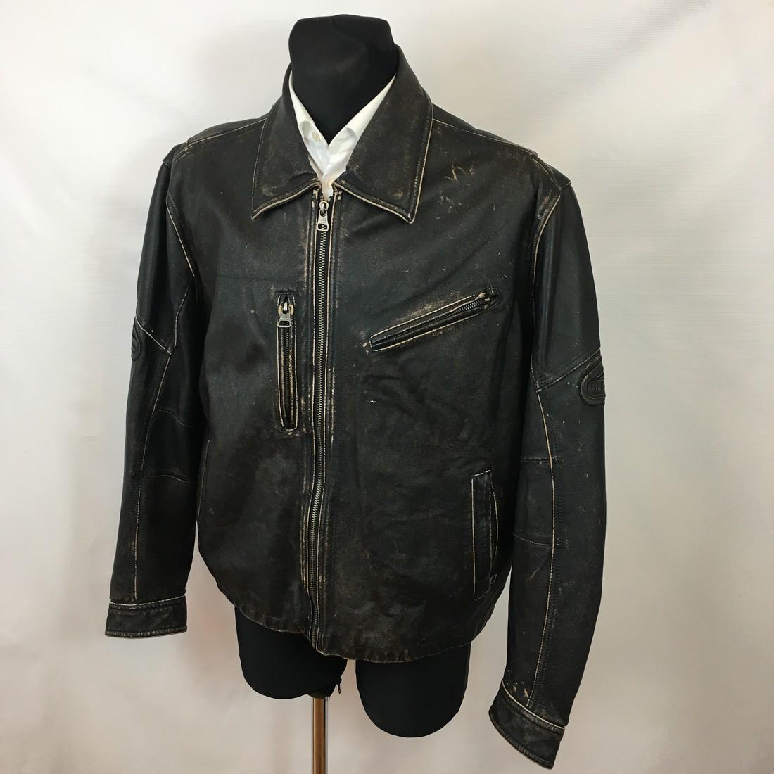 Men’s HEIN GERICKE Leather Biker Jacket Size XL / 42 US (1 of 10)