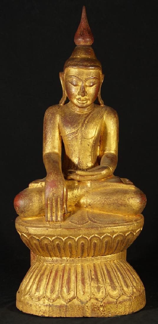 Antique Burmese Buddha statue (1 of 10)