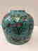 Antique Chinese Porcelain Turquoise Famille Rose Jar - 3