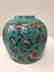Antique Chinese Porcelain Turquoise Famille Rose Jar - 4