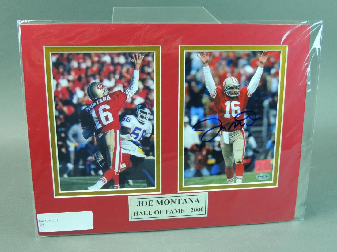 Joe Montana FC Photos w/ COA (1 of 4)