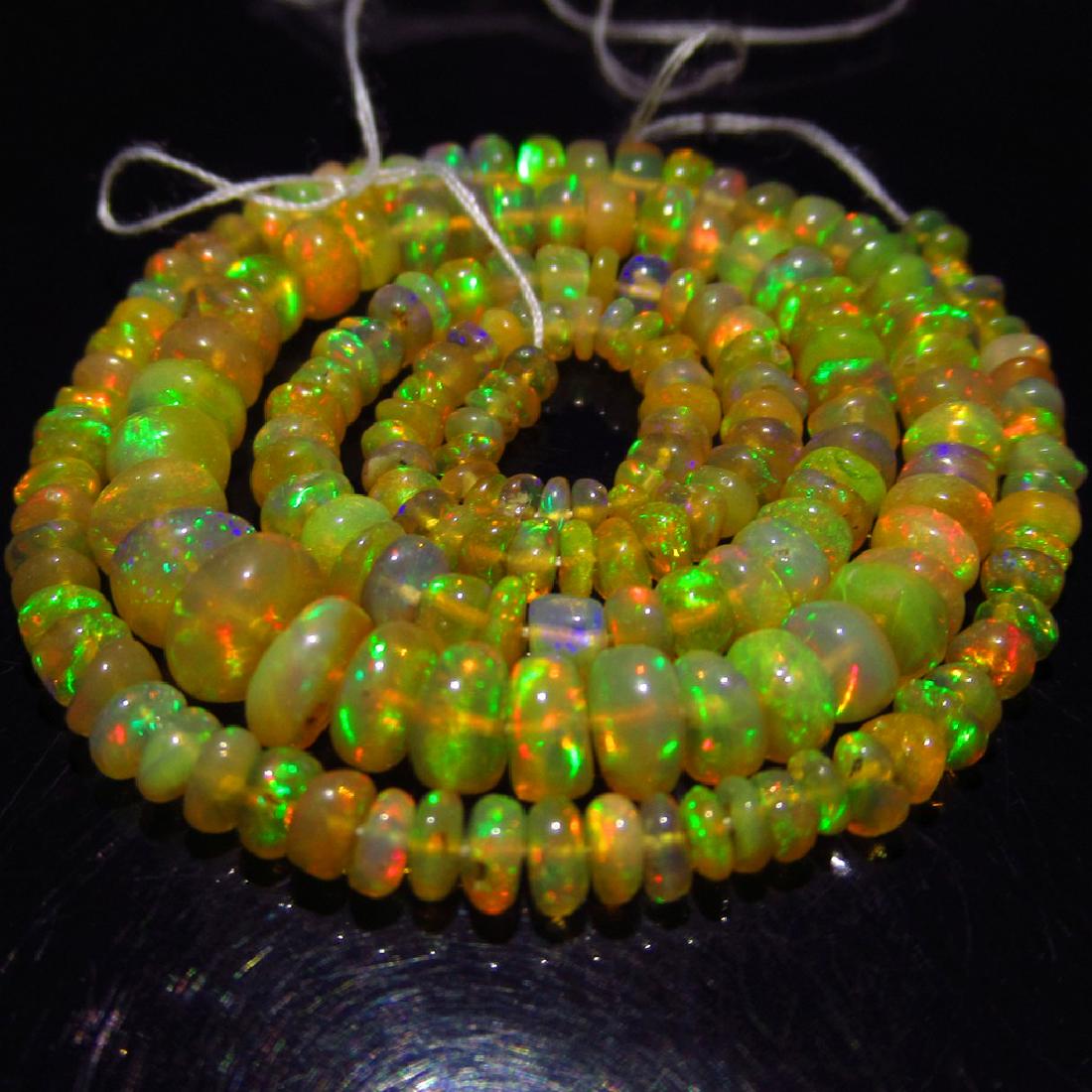 26.10 Ct Genuine Loose 186 Drilled loose Opal Beads (1 of 3)