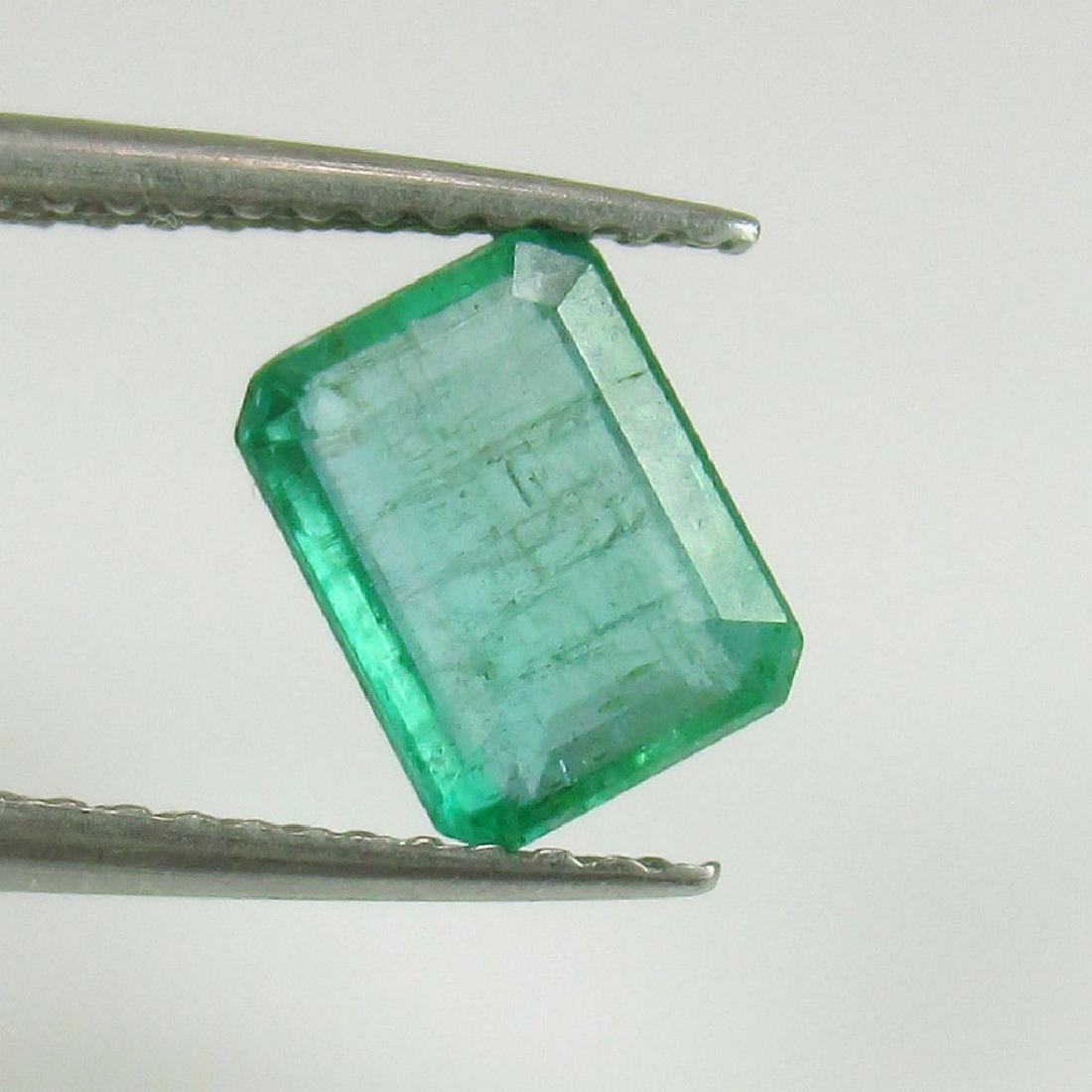 1.33 Ct Genuine Loose Zambian Emerald Octagon cut (1 of 2)